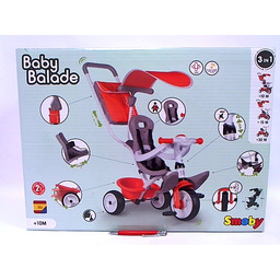 Smoby rowerek Baby Balade czerwony 741105