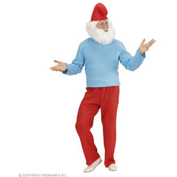 Strój papa smerf, rozmiar l