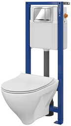 Cersanit Mille Zestaw Toaleta WC 51x36,5 cm bez