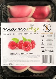 PIEROGI Z MALINAMI BEZGLUTENOWE 275 g - MAMA