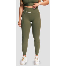 GymBeam Damskie legginsy Combat Olive Grey S