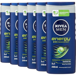Nivea Men Energy, Szampon 2-w-1, 250 ml -
