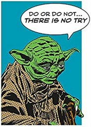 Komar obraz ścienny Star Wars Classic Comic Quote