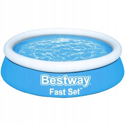 Basen ogrodowy rozporowy z dmuchanym kołnierzem 244 cm