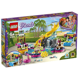 LEGO 41374 Friends, Impreza Andrei na basenie