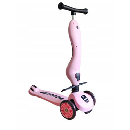 Hulajnoga trójkołowa dla dzieci Jeździk Steel 2w1 Prowadnik