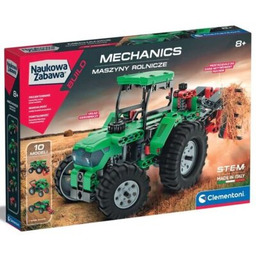 CLEMENTONI Klocki plastikowe Laboratorium Mechaniki Maszyny rolnicze C50794