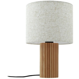 Lampa Stołowa Lindby, Kimiko, drewniany, salon, drewno, skandynawski