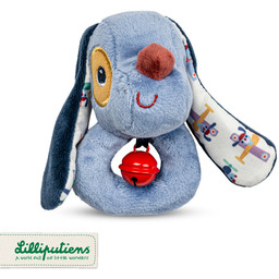 Grzechotka z dzwoneczkiem Piesek Jules Lilliputiens 83611