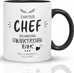 Kaffeebecher24 - Filiżanka szefa kuchni z sentencją -