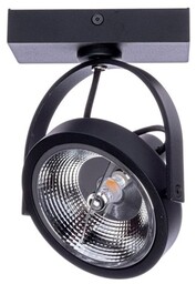 MILAGRO ML5704 Oprawa natynkowa Lugar Czarny 1xAR111 GU10