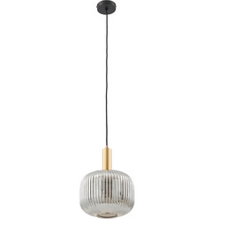 Lindby - Żyrandol Doroteo Ø 25 cm szara