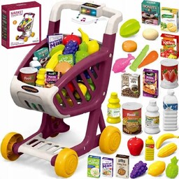 Wózek Sklepowy Dla Dzieci KOSZYK Zakupowy Supermarket KASA