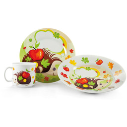 BANQUET Dziecięcy zestaw obiadowy 3 części Jeżyk,