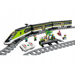 Lego City 60337 Ekspresowy Pociąg Pasażerski Lokomotywa Tory