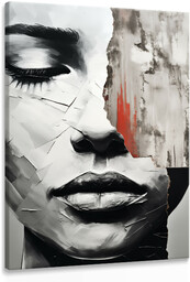 Muralo Obraz Do Sypialni Abstrakcyjny Portret Kobiety 30x40cm