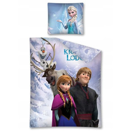 Pościel 140x200 70x80 Frozen Kraina Lodu Anna Kristoff