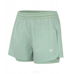 Spodenki tenisowe damskie Tecnifibre Team Stretch zielone M