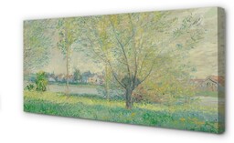 Obraz na płótnie Wierzby - Claude Monet