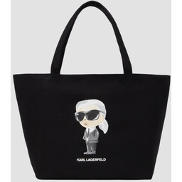 KARL LAGERFELD Czarna shopperka damska Ikon Aquarelle