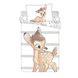Jerry Fabrics Pościel bawełniana 100x135 Bambi sarenka jelonek