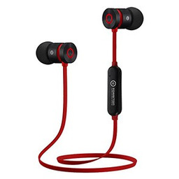 Powerton LIFE ARIVO Bezdrátová bluetooth sluchátka, černo-červená