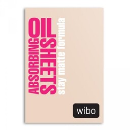 Bibułki Wibo Absorbing Oil Sheets matujące 40 szt
