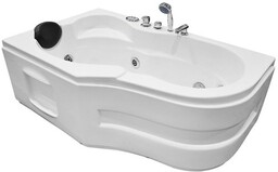Wanna z hydromasażem asymetryczna 150x92 cm MO-0207