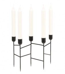 A Simple Mess SPIDS Świecznik - Czarny