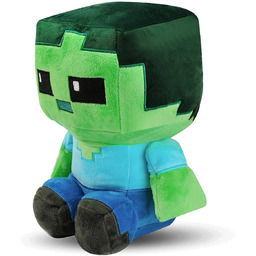 WKS, MINECRAFT Duża Pluszowa Maskotka Baby Zombie 23cm