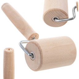 Drewniany wałek do ciasta z rączką Masua 16