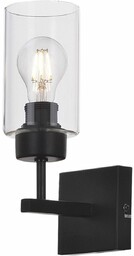 Lampa ścienna Prudence 2671 Rabalux czarna przezroczysta