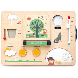 Tender Leaf Toys, zabawka edukacyjna Drewniana stacja pogodowa
