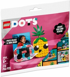 Klocki LEGO DOTS 30560 Ananas ramka na zdjęcie