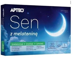 Sen z melatoniną, 30 tabletek /Apteo/ (data ważności: