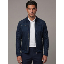 Kurtka męska przejściowa granatowa Denley Ricardo