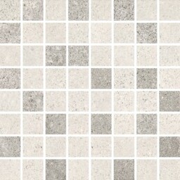 Płytka ścienna mozaika GARNET light grey/grey mat 25x25