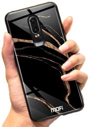 Mofi Glass Back Cover iPhone X Golden Black