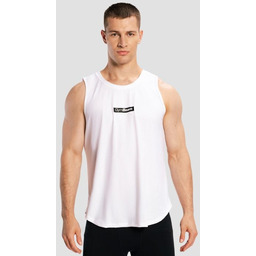 GymBeam Męski Tank Top Combat White