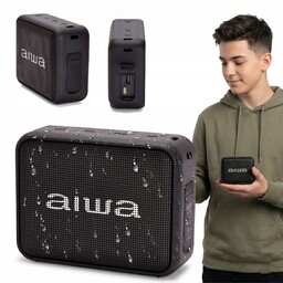 Głośnik Bluetooth Aiwa BS-200BK Tws Radio Fm IPX6