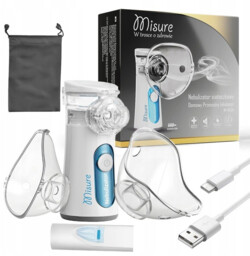 Inhalator nebulizator na akumulator MI-MESH, USB, siateczkowy, 2