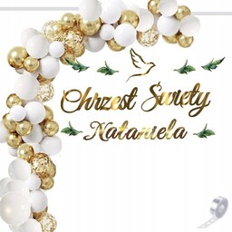 Balony na CHRZEST Święty łuk zestaw dekoracji LP1