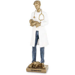 Figurka dekoracyjna mężczyzna weterynarz 25x8x5,5 178763