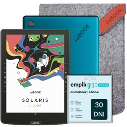 Zestaw Czytnik E-booków inkBOOK Solaris Color Ocean +