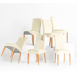 Restilo Pokrowiec na krzesło Sento kremowy, 48 x48