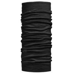 Buff Chusta MERINO LIGHTWEIGHT SOLID BLACK