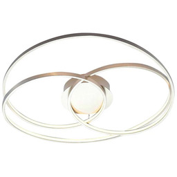 Lindby - Ronka Lampa Sufitowa Nickel