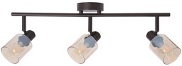 Potrójna lampa sufitowa Agra 93-25050 Candellux loftowa czarna