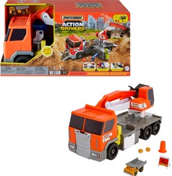 Matchbox Ciężarówka Koparka Duży pojazd z funkcją Zestaw
