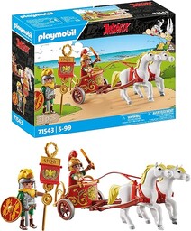 PLAYMOBIL Asterix 71543 Rzymski rydwan, podróż przez krainę,